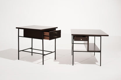 Set of Bronze Frame End Tables by Paul McCobb