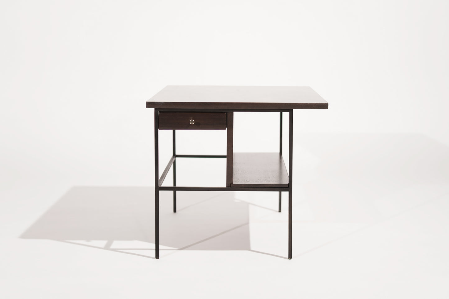 Set of Bronze Frame End Tables by Paul McCobb