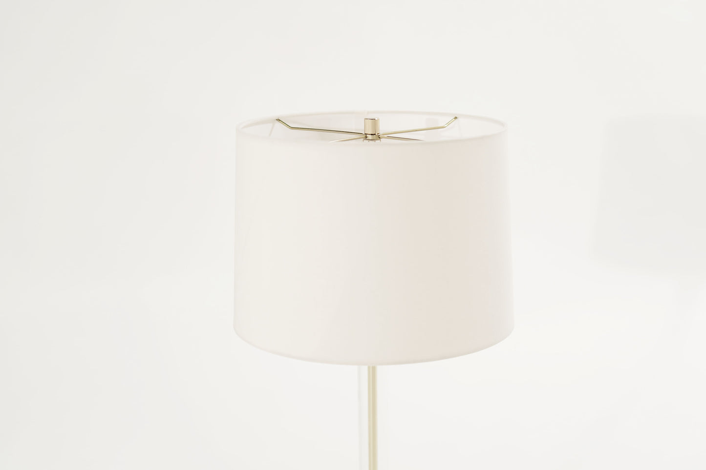 Glass and Brass Table Lamps, C. 1960s