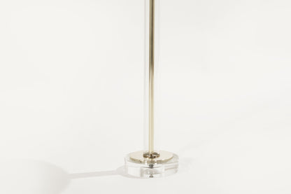 Glass and Brass Table Lamps, C. 1960s