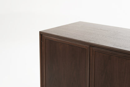 Set of Walnut Cabinets by Kipp Stewart, 1950s