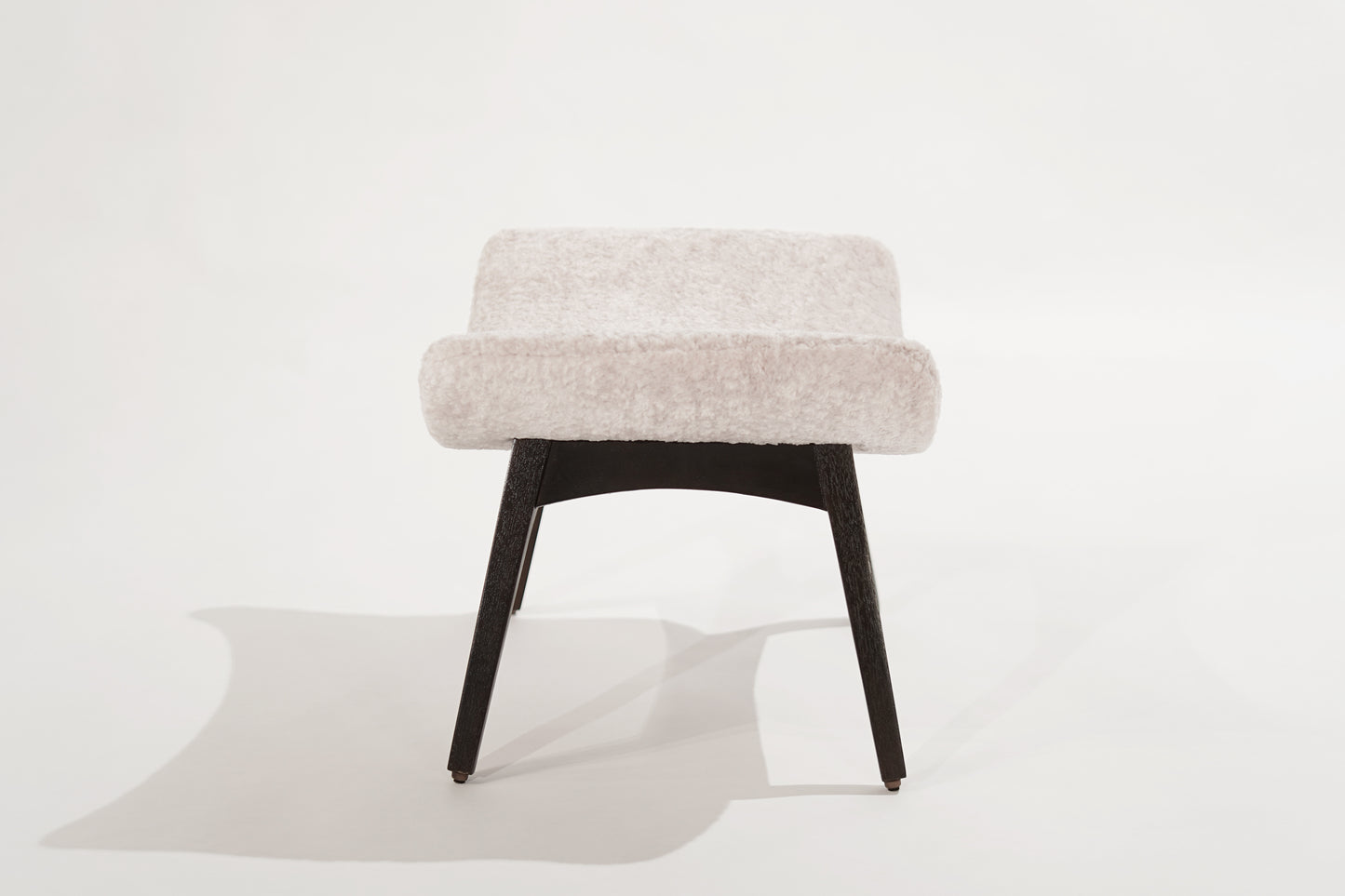 Danish Modern Walnut Footstool, C. 1950s