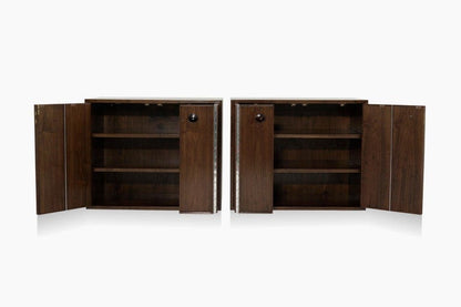 Rare Set of Floating Cabinets by Edward Wormley for Dunbar, circa 1950s