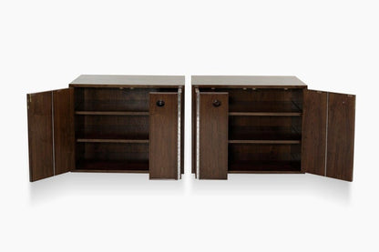 Rare Set of Floating Cabinets by Edward Wormley for Dunbar, circa 1950s
