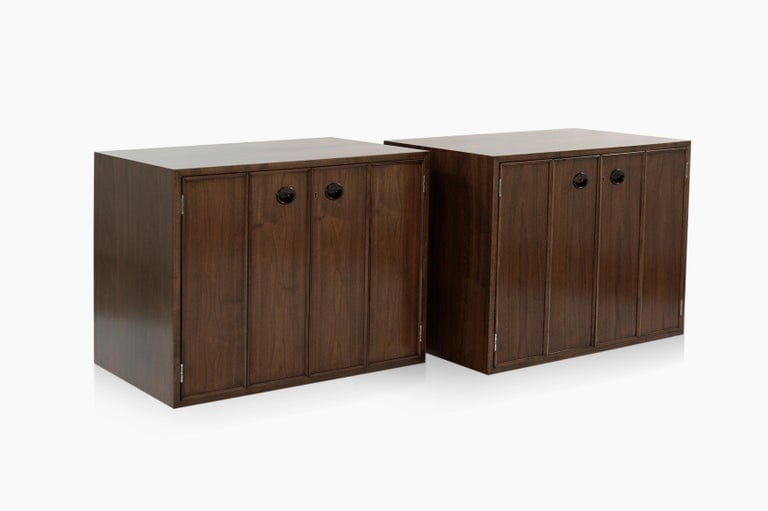 Rare Set of Floating Cabinets by Edward Wormley for Dunbar, circa 1950s