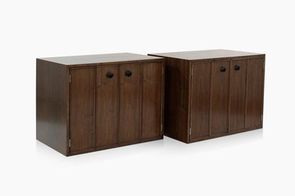 Rare Set of Floating Cabinets by Edward Wormley for Dunbar, circa 1950s