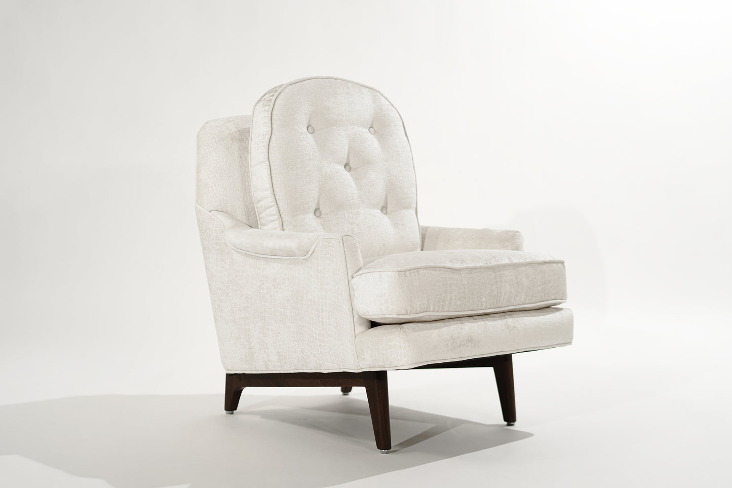 Edward Wormley for Dunbar Janus Collection Chair and Footstool, C. 1950s