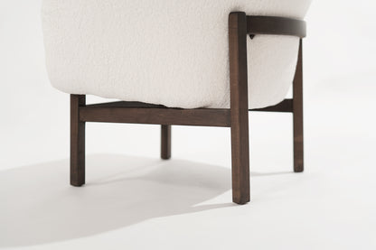 Mid-Century Barrel Lounge Chairs by Lawrence Peabody, 1950s