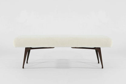 Sculptural ICO Bench Series 60 in Special Walnut