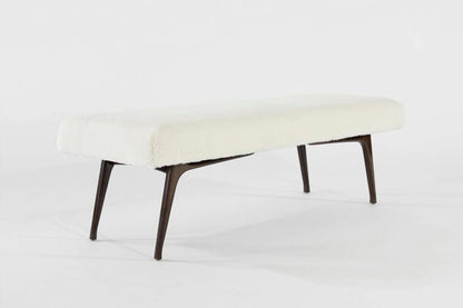 Sculptural ICO Bench Series 60 in Special Walnut