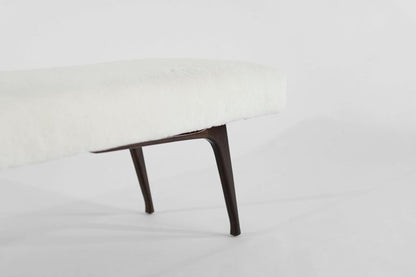 Sculptural ICO Bench Series 60 in Special Walnut