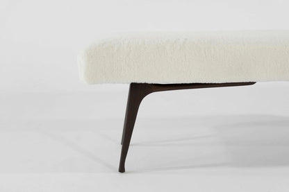 Sculptural ICO Bench Series 60 in Special Walnut