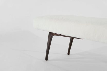 Sculptural ICO Bench Series 60 in Special Walnut