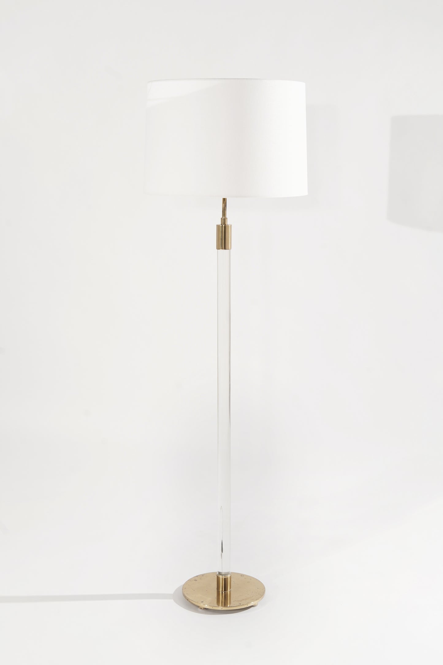 Glass Rod Floor Lamps by Hansen Lighting Co. New York, 1970s