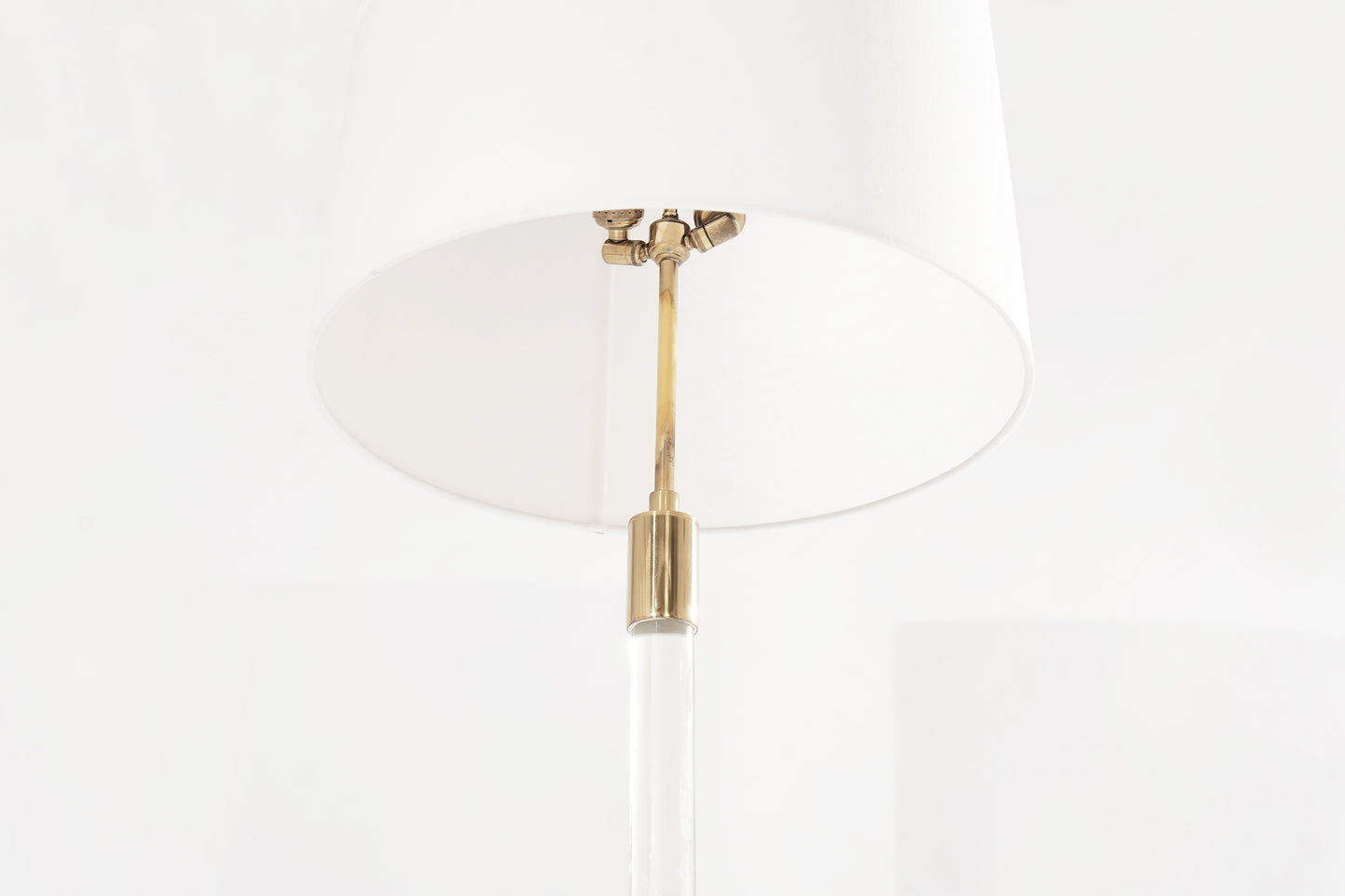 Glass Rod Floor Lamps by Hansen Lighting Co. New York, 1970s