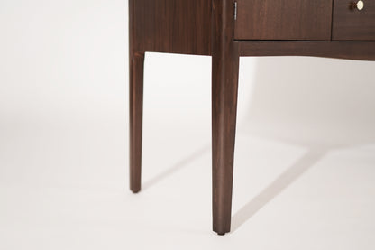 Mid Century Entry Console Table in Mahogany, C. 1950s