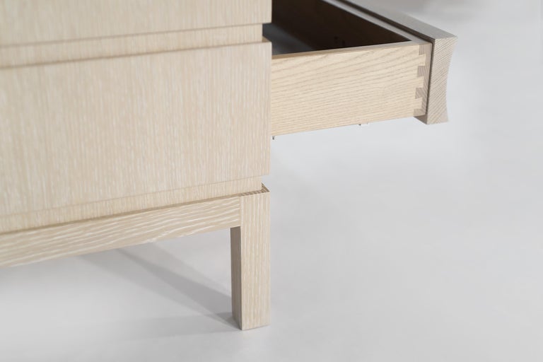 Stacked Chests of Drawers in Limed Oak