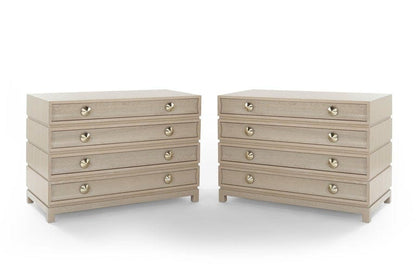 Stacked Dressers in Limed Oak