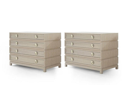 Stacked Dressers in Limed Oak