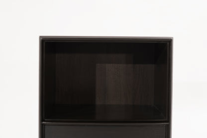 Dark Walnut Nightstands by T.H. Robsjohn-Gibbings, 1950s