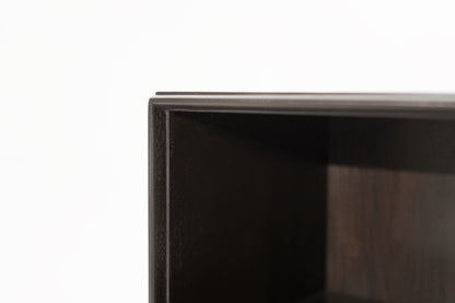 Dark Walnut Nightstands by T.H. Robsjohn-Gibbings, 1950s