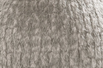 Orb Accent Pillow in Slate Grey Alpaca by Holly Hunt