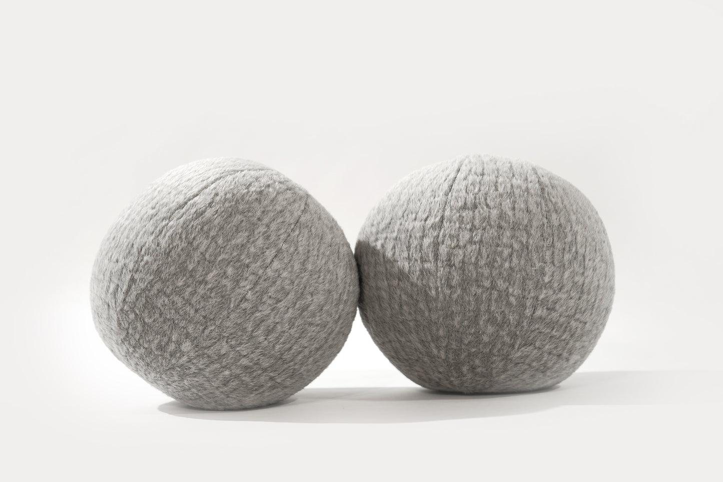 Orb Accent Pillow in Slate Grey Alpaca by Holly Hunt