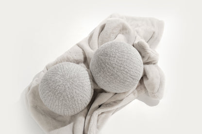 Orb Accent Pillow in Slate Grey Alpaca by Holly Hunt