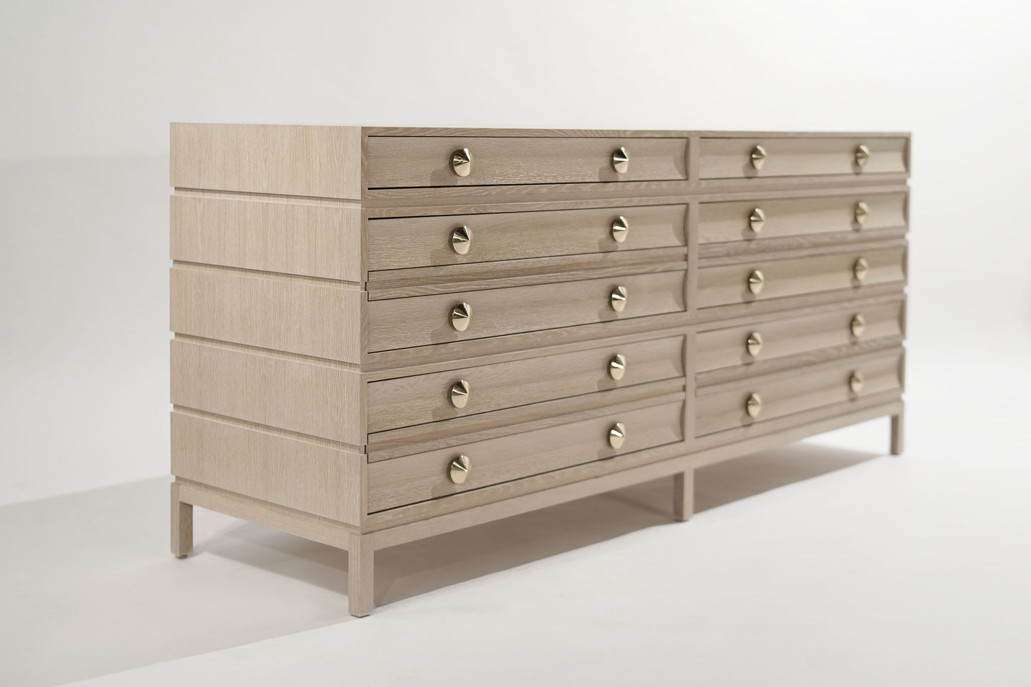 Stacked Dresser in Limed Oak