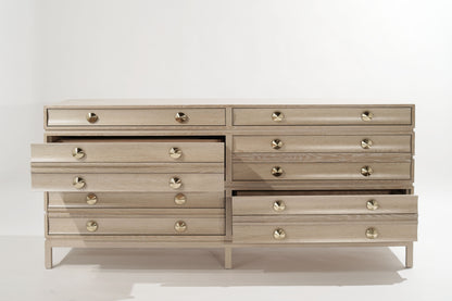 Stacked Dresser in Limed Oak