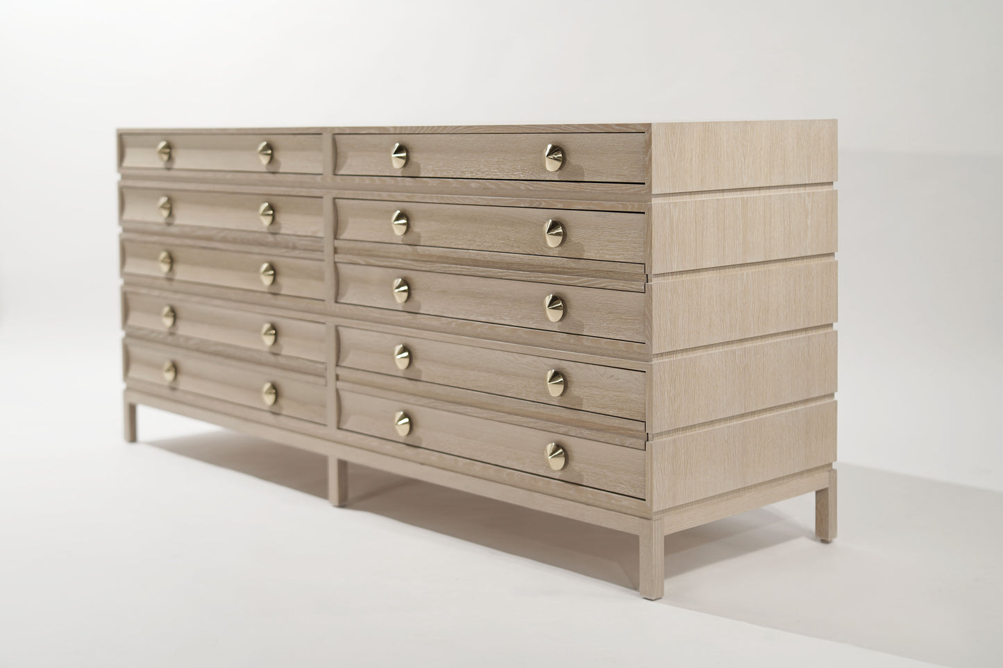 Stacked Dresser in Limed Oak