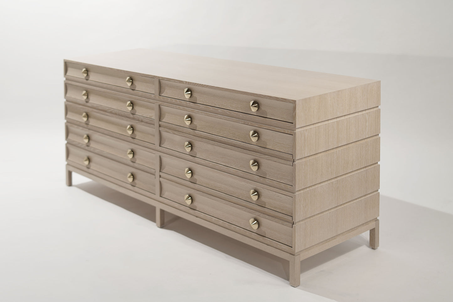 Stacked Dresser in Limed Oak