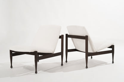 Lounge Chairs in the Style of Finn Juhl, Denmark, C. 1950s