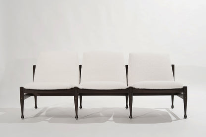 Three-Seater Sofa in the Style of Finn Juhl, Denmark, C. 1950s