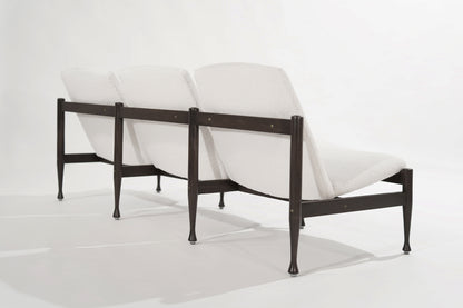 Three-Seater Sofa in the Style of Finn Juhl, Denmark, C. 1950s
