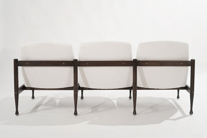 Three-Seater Sofa in the Style of Finn Juhl, Denmark, C. 1950s