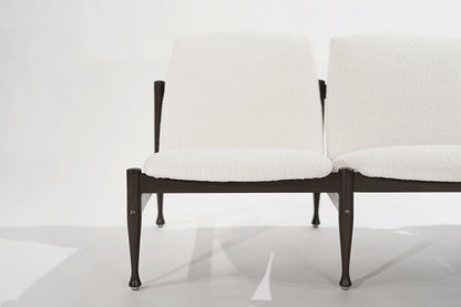 Three-Seater Sofa in the Style of Finn Juhl, Denmark, C. 1950s