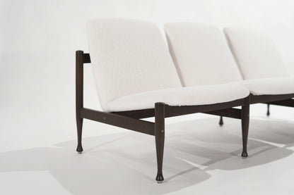 Three-Seater Sofa in the Style of Finn Juhl, Denmark, C. 1950s