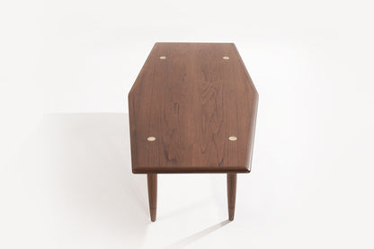 Scandinavian Modern Teak Coffee Table by Yngve Ekström for Dux, 1950s