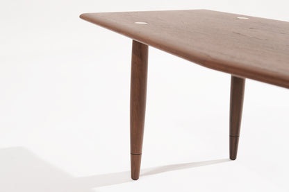 Scandinavian Modern Teak Coffee Table by Yngve Ekström for Dux, 1950s