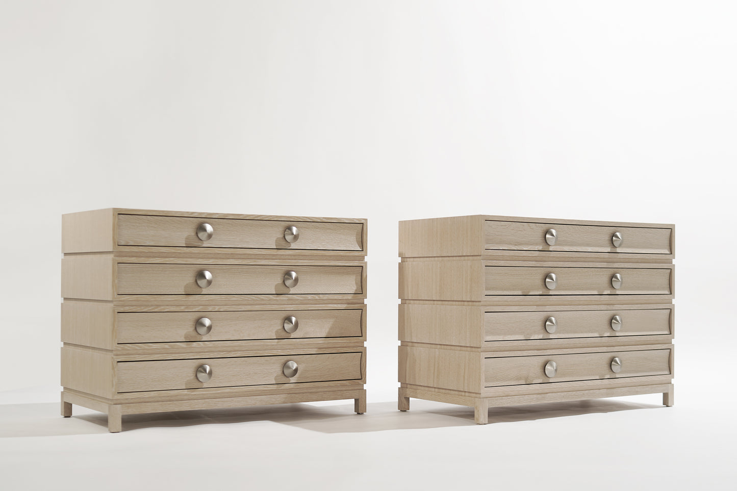 Stacked Commodes in Limed Oak