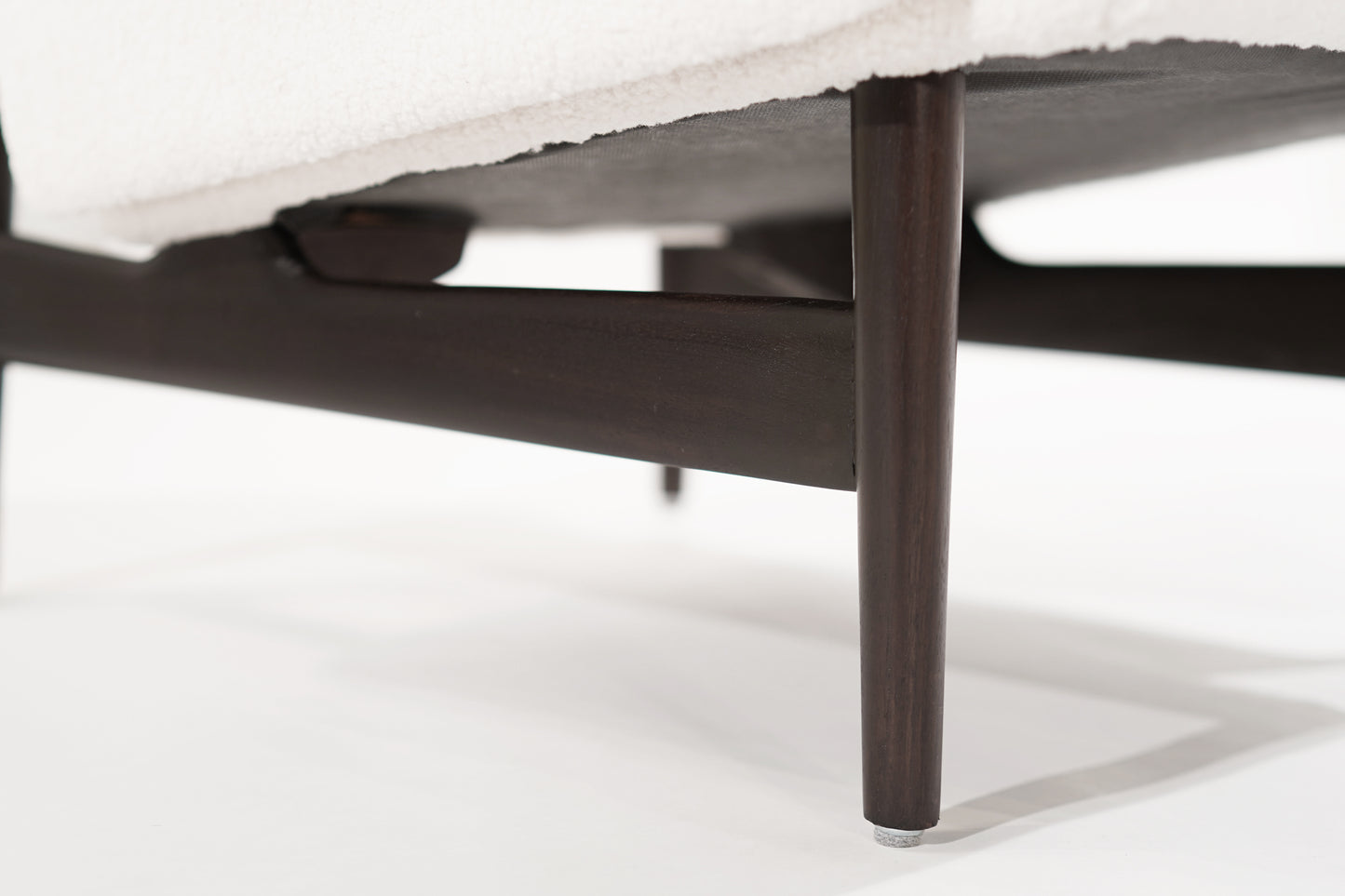 Scandinavian-Modern Lounge Chairs in Wool, 1950s