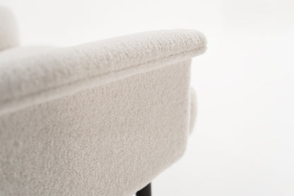 Scandinavian-Modern Lounge Chairs in Wool, 1950s