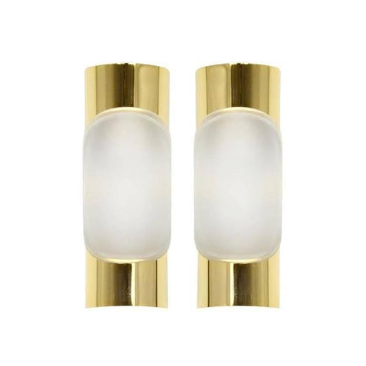 Brass Sconces by Doria Leuchten, Germany, 1960s