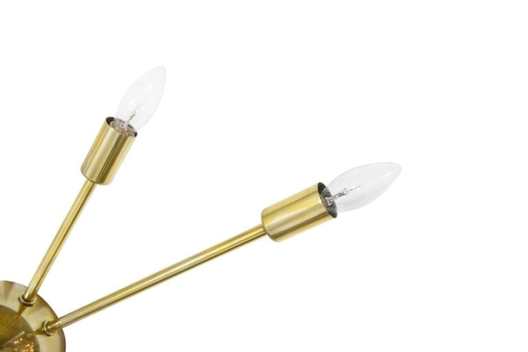 Sputnik Brass Sconces