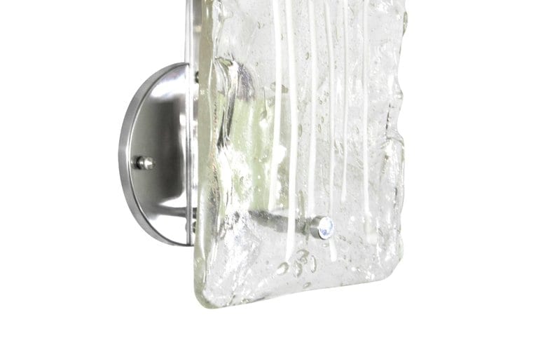 Murano Glass Ice Drip Sconces, Austria, 1960s