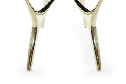 Crescent Bench Series 60 in Polished Brass