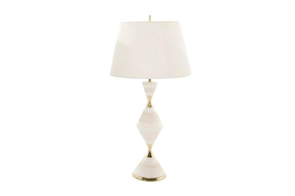 Porcelain Hourglass Table Lamps by Gerald Thurston, 1950s